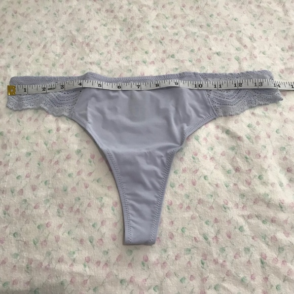 NEW Pepper Smooth Lace Thong L Limited Edition Dew Lavender Purple - Picture 2 of 9
